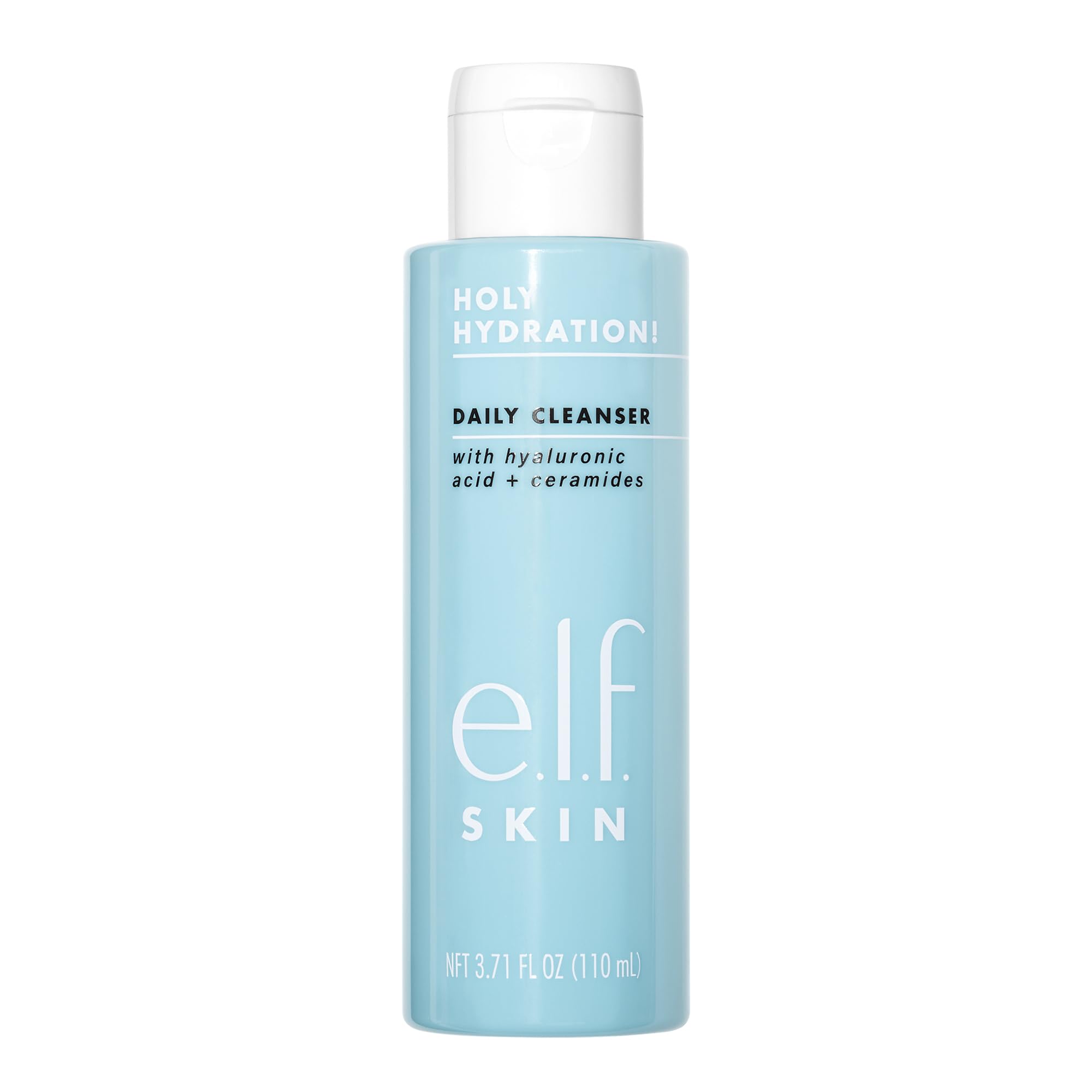 e.l.f. SKIN Holy Hydration! Daily Cleanser, Face Cleanser For Washing Away Excess Oil, Impurities & Makeup, Made With Hyaluronic Acid, Vegan & Cruelty-Free